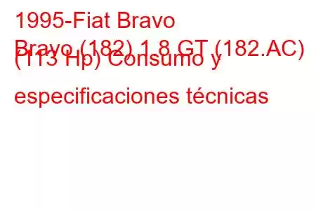 1995-Fiat Bravo
Bravo (182) 1.8 GT (182.AC) (113 Hp) Consumo y especificaciones técnicas