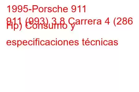 1995-Porsche 911
911 (993) 3.8 Carrera 4 (286 Hp) Consumo y especificaciones técnicas