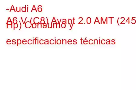 -Audi A6
A6 V (C8) Avant 2.0 AMT (245 Hp) Consumo y especificaciones técnicas