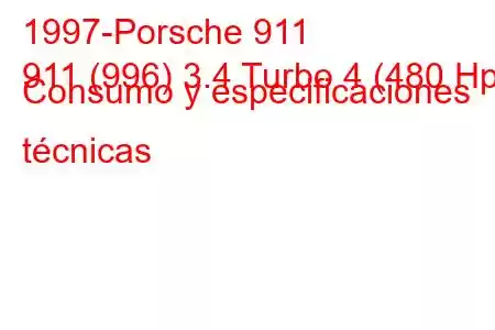 1997-Porsche 911
911 (996) 3.4 Turbo 4 (480 Hp) Consumo y especificaciones técnicas