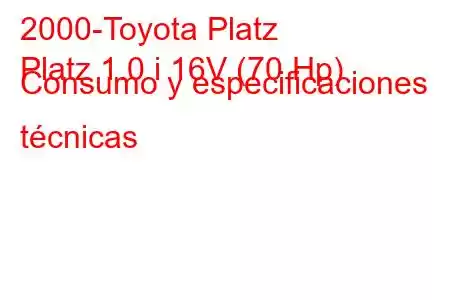 2000-Toyota Platz
Platz 1.0 i 16V (70 Hp) Consumo y especificaciones técnicas