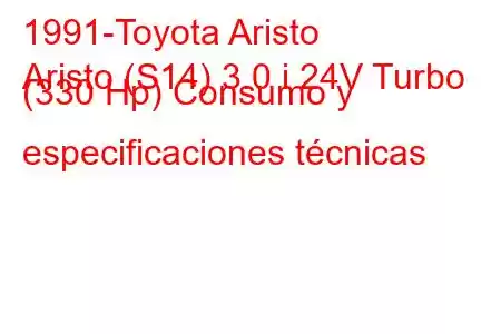 1991-Toyota Aristo
Aristo (S14) 3.0 i 24V Turbo (330 Hp) Consumo y especificaciones técnicas