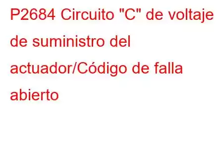 P2684 Circuito 