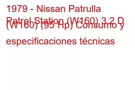 1979 - Nissan Patrulla
Patrol Station (W160) 3.2 D (W160) (95 Hp) Consumo y especificaciones técnicas