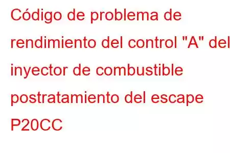 Código de problema de rendimiento del control 