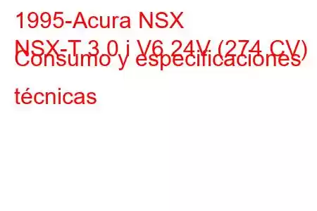 1995-Acura NSX
NSX-T 3.0 i V6 24V (274 CV) Consumo y especificaciones técnicas