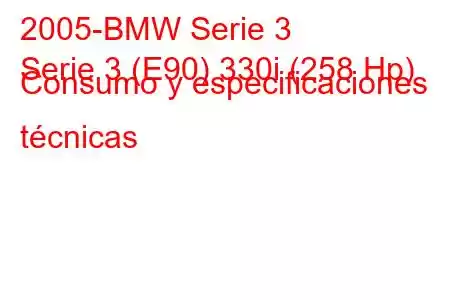 2005-BMW Serie 3
Serie 3 (E90) 330i (258 Hp) Consumo y especificaciones técnicas