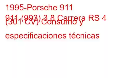 1995-Porsche 911
911 (993) 3.8 Carrera RS 4 (301 CV) Consumo y especificaciones técnicas