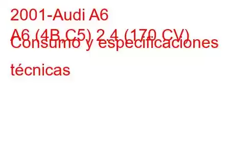 2001-Audi A6
A6 (4B,C5) 2.4 (170 CV) Consumo y especificaciones técnicas