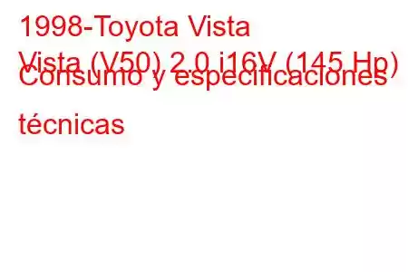 1998-Toyota Vista
Vista (V50) 2.0 i16V (145 Hp) Consumo y especificaciones técnicas