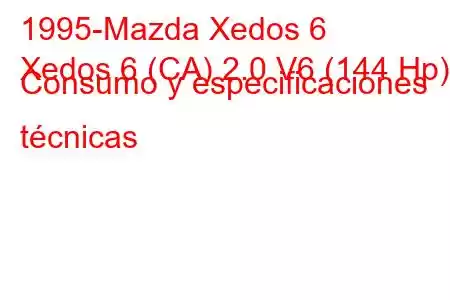 1995-Mazda Xedos 6
Xedos 6 (CA) 2.0 V6 (144 Hp) Consumo y especificaciones técnicas