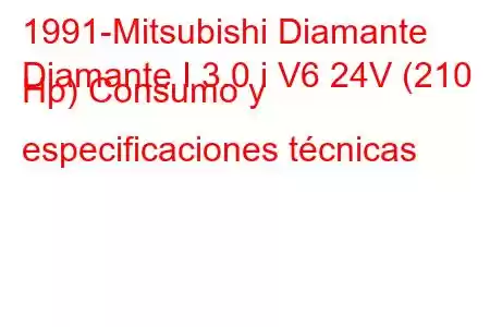 1991-Mitsubishi Diamante
Diamante I 3.0 i V6 24V (210 Hp) Consumo y especificaciones técnicas