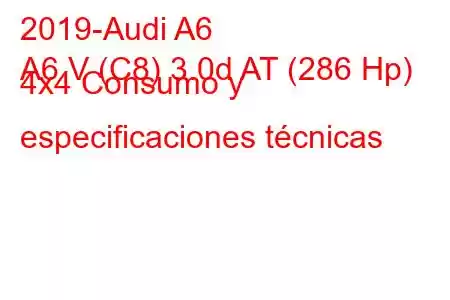 2019-Audi A6
A6 V (C8) 3.0d AT (286 Hp) 4x4 Consumo y especificaciones técnicas