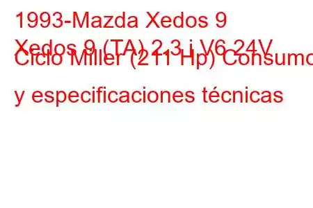 1993-Mazda Xedos 9
Xedos 9 (TA) 2.3 i V6 24V Ciclo Miller (211 Hp) Consumo y especificaciones técnicas