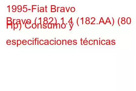 1995-Fiat Bravo
Bravo (182) 1.4 (182.AA) (80 Hp) Consumo y especificaciones técnicas