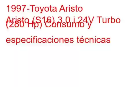 1997-Toyota Aristo
Aristo (S16) 3.0 i 24V Turbo (280 Hp) Consumo y especificaciones técnicas