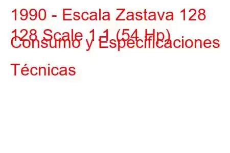 1990 - Escala Zastava 128
128 Scale 1.1 (54 Hp) Consumo y Especificaciones Técnicas