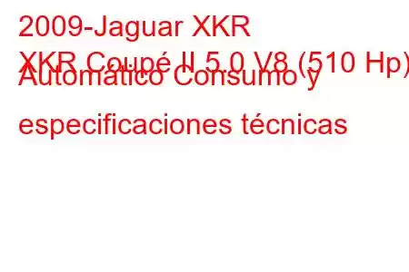 2009-Jaguar XKR
XKR Coupé II 5.0 V8 (510 Hp) Automático Consumo y especificaciones técnicas