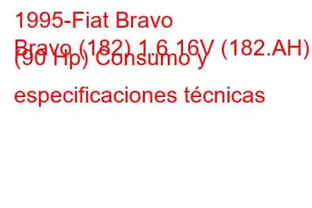 1995-Fiat Bravo
Bravo (182) 1.6 16V (182.AH) (90 Hp) Consumo y especificaciones técnicas