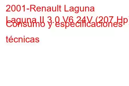 2001-Renault Laguna
Laguna II 3.0 V6 24V (207 Hp) Consumo y especificaciones técnicas