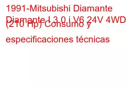 1991-Mitsubishi Diamante
Diamante I 3.0 i V6 24V 4WD (210 Hp) Consumo y especificaciones técnicas