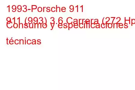 1993-Porsche 911
911 (993) 3.6 Carrera (272 Hp) Consumo y especificaciones técnicas