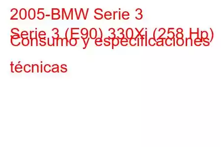 2005-BMW Serie 3
Serie 3 (E90) 330Xi (258 Hp) Consumo y especificaciones técnicas