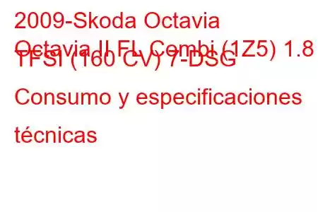 2009-Skoda Octavia
Octavia II FL Combi (1Z5) 1.8 TFSI (160 CV) 7-DSG Consumo y especificaciones técnicas