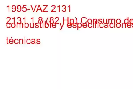 1995-VAZ 2131
2131 1.8 (82 Hp) Consumo de combustible y especificaciones técnicas