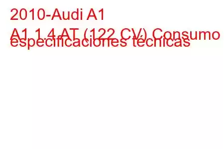 2010-Audi A1
A1 1.4 AT (122 CV) Consumo y especificaciones técnicas