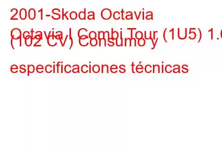 2001-Skoda Octavia
Octavia I Combi Tour (1U5) 1.6 (102 CV) Consumo y especificaciones técnicas