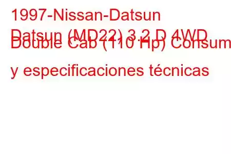 1997-Nissan-Datsun
Datsun (MD22) 3.2 D 4WD Double Cab (110 Hp) Consumo y especificaciones técnicas