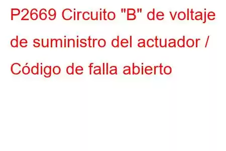 P2669 Circuito 